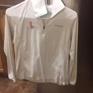 Columbia lightweight breast cancer fleece